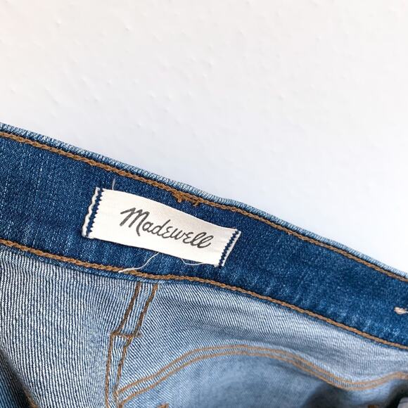 MADEWELL 9" High-Rise Skinny Crop Jeans in Bruce Wash - Picture 10 of 12